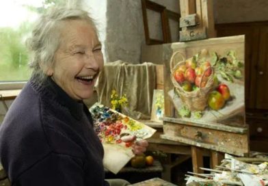 英国画家安妮 • 科特里尔：花开了，我便画花！花谢了，我便画自己！