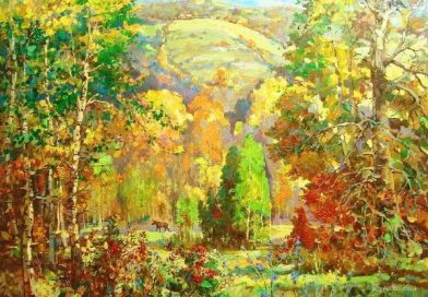 安德烈·米沙金画中的春夏秋冬